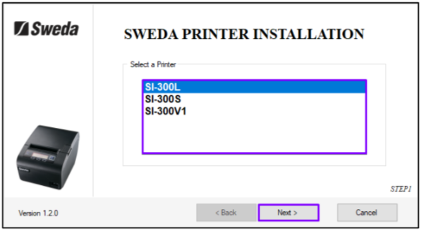 Como instalar uma impressora Sweda