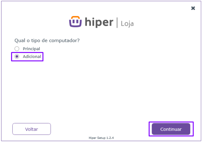 Como instalar um Hiper Loja adicional